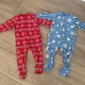 2 Fleece Winter footies